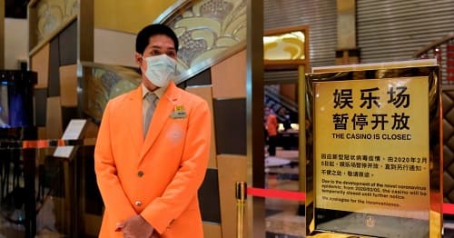 casinos au macao fermes suite a l'epidemie du coronavirus