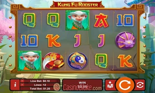 Symboles de kung fu rooster